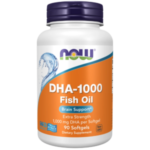 Now Foods DHA-1000 Fish Oil Extra Strength Brain Support( Wsparcie mózgu) 90 kapsułek