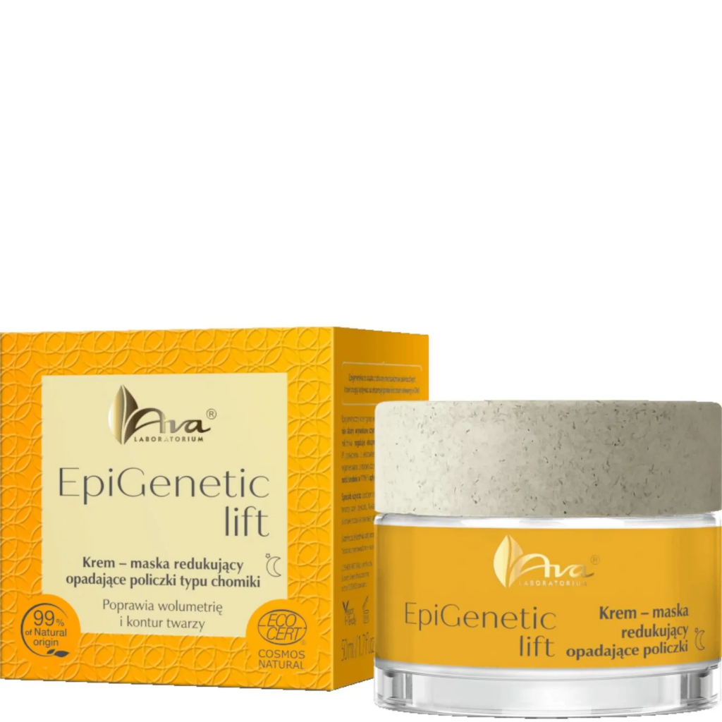 EpiGenetic Lift – Krem-maska redukujący opadające policzki typu chomiki, na noc, 50 ml AVA