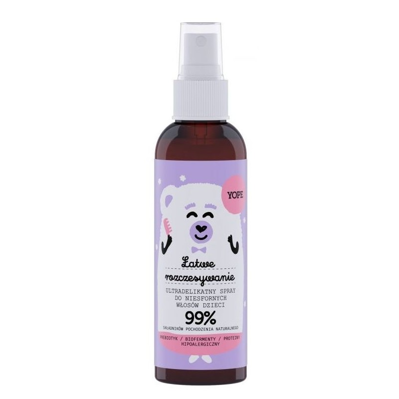Yope Ultradelikatny spray do rozczesywania włosów dla dzieci 150 ml