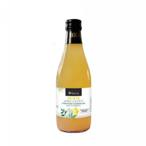 Żywy ocet jabłkowy z kwiatami czarnego bzu 330 ml Bio-Las Złote Jabłuszko czarny bez BIOLAS