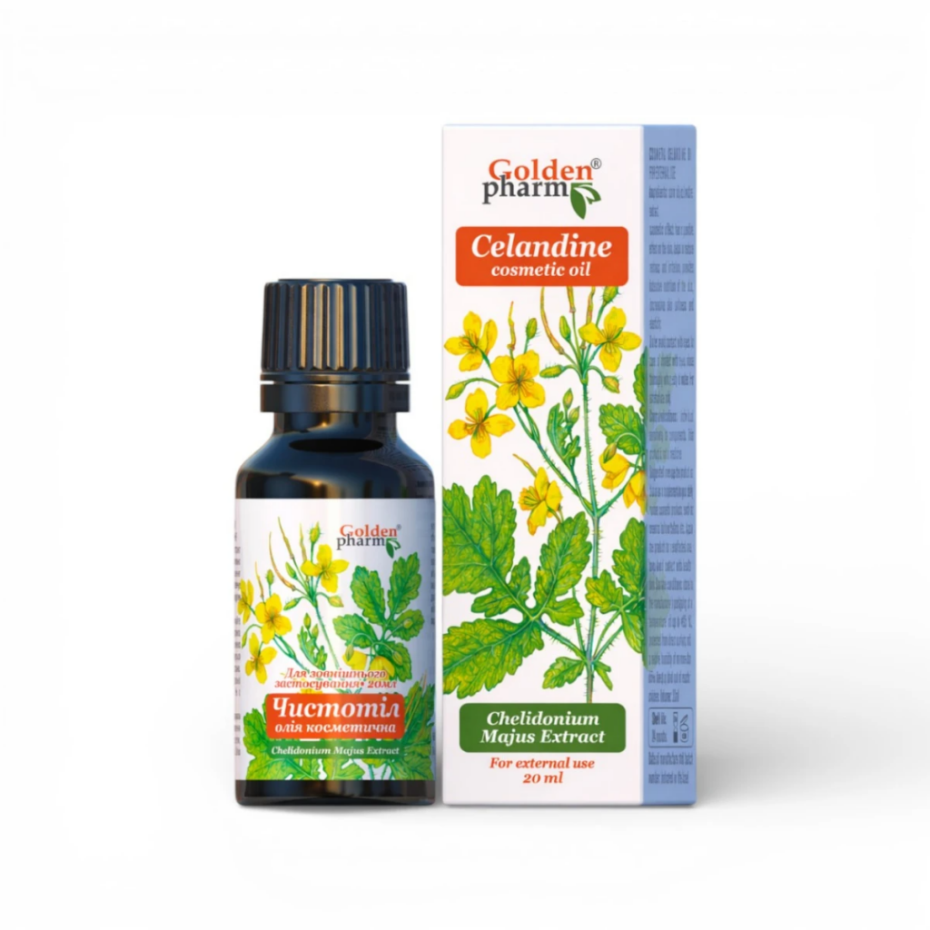 Olejek Kosmetyczny Glistnik Jaskółcze Ziele  20ml Golden Pharm