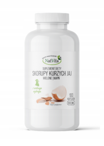 Skorupy Kurzych Jaj (Wapń) kapsułki celulozowe 1000 mg 100 kapsułek NatVita