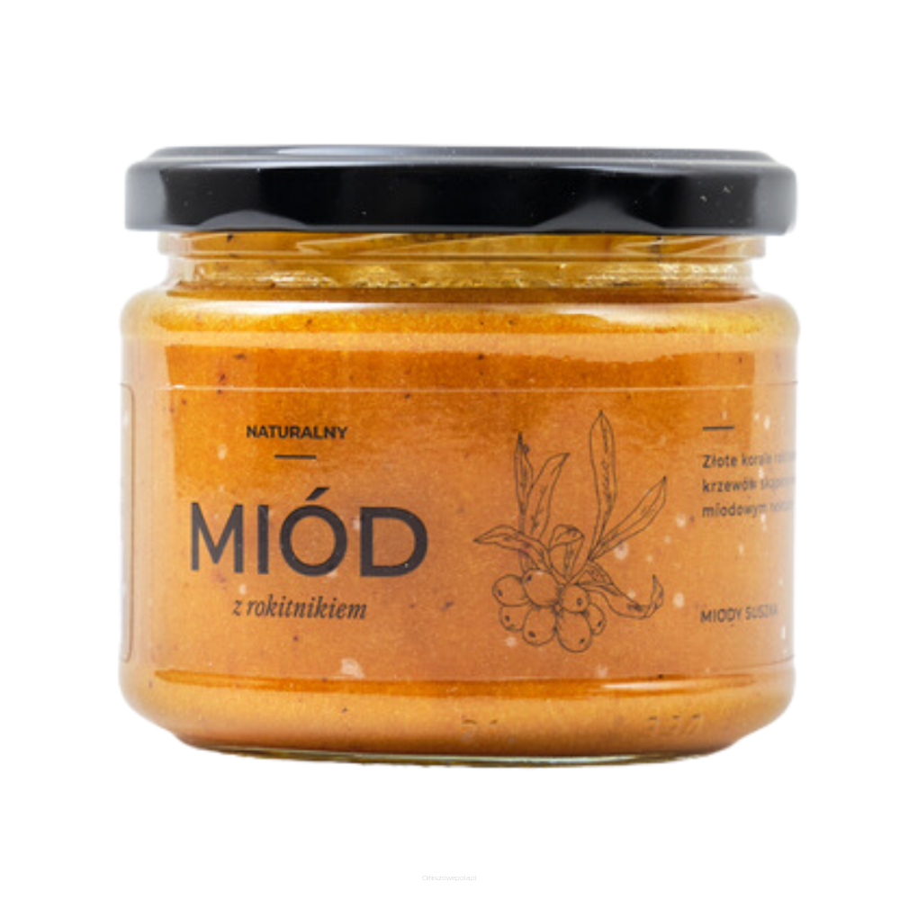 MIÓD Z ROKITNIKIEM 350 g Miody SUSZKA