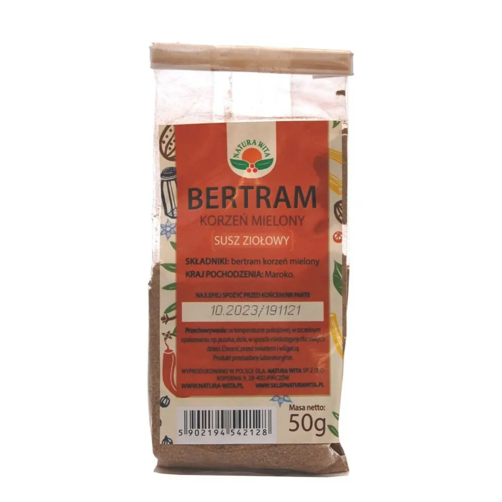 Bertram Korzeń Mielony 50 g – Natura Wita