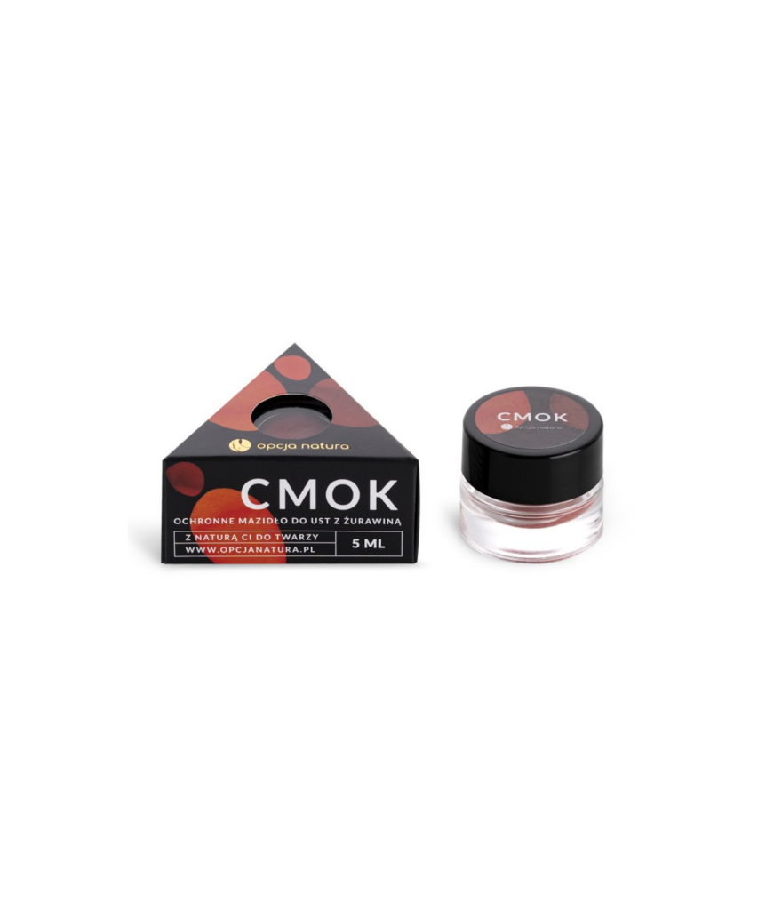 Cmok ochronne mazidło do ust z żurawiną 5 ml Opcja Natura