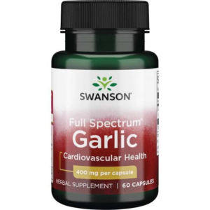 Swanson Full Spectrum Garlic - Czosnek - 400 mg (60 kap)