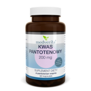 MEDVERITA KWAS PANTOTENOWY 200 mg 90 kaps.
