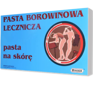 Pasta borowinowa lecznicza, pasta na skórę, plastry, 5 sztuk Biochem