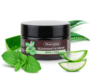 DEZODORANT w kremie aloes z miętą (bez soli aluminium) - 60 ml Skoczylas
