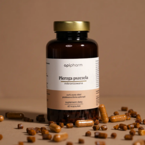 Pierzga pszczela apipharm mikronizowana 30kaps APIPHARM