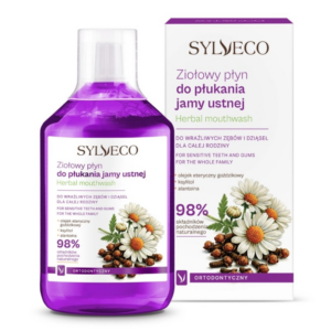 Ziołowy płyn do płukania jamy ustnej, ortodontyczny, 500 ml, Sylveco