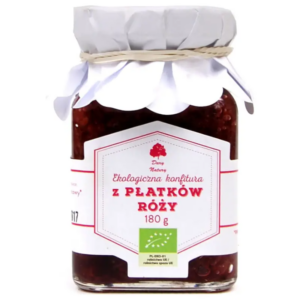 Konfitura z płatków róży EKO 180g Dary Natury