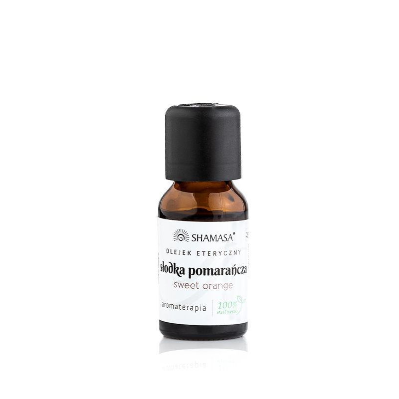 Sweet Orange – słodka pomarańcza, olejek eteryczny 100%, 15 ml, Shamasa