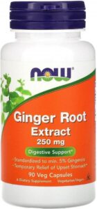 Ginger Root 550Mg 90Kaps. Now Foods