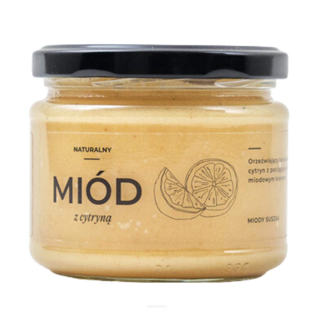 Miód z cytryną 350 g Miody Suszka