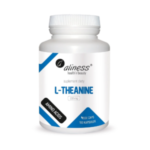 L-Theanine L-teanina 200 mg (100 kaps) Aminokwasy Aliness
