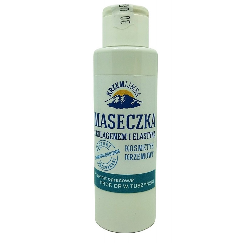 Maseczka kosmetyczna z kolagenem i elastyną Kosmetyk krzemowy 100 ml Krzemlimba