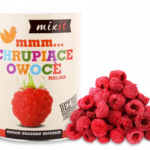 MALINA CHRUPIĄCE OWOCE MIXIT liofilizowane maliny całe owoce 70 g Mixit