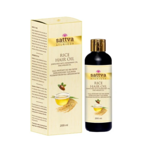 Hair Oil olej ryżowy do włosów Rice 200 ml Sattva