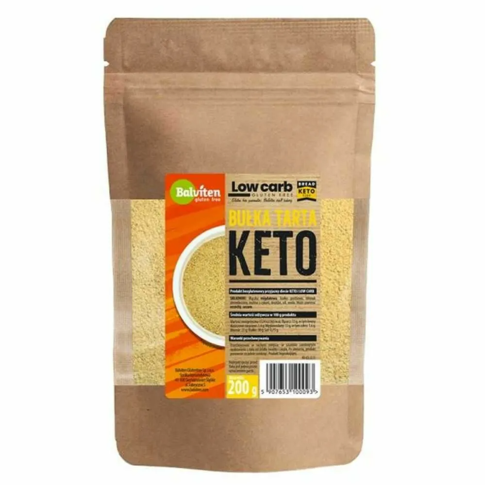 KETO Bułka Tarta Bezglutenowa Low Carb 200 g – Balviten
