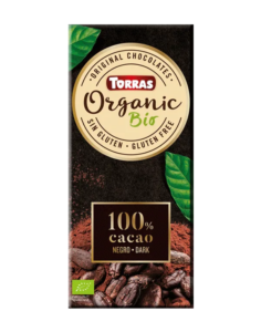 Czekolada Gorzka 100% Kakao Bez Dodatku Cukru BIO 100 g - Torras