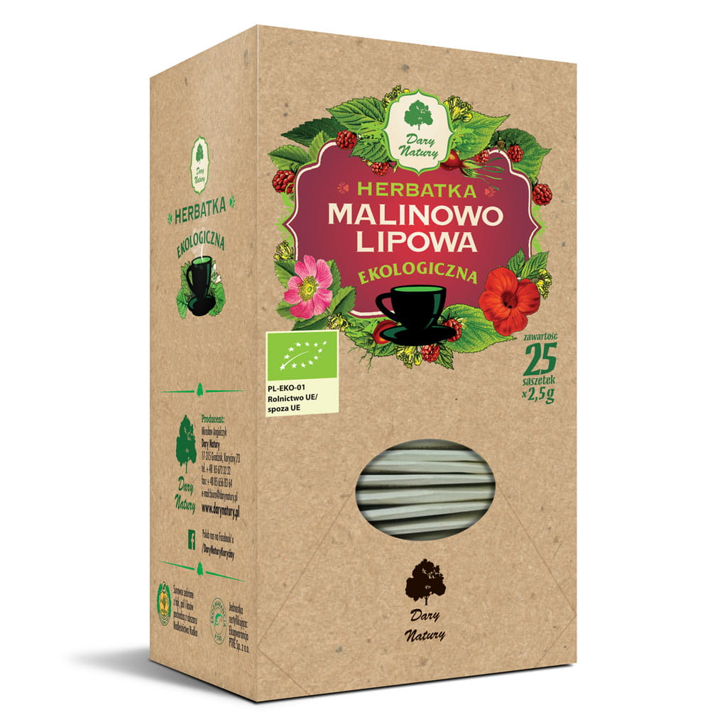 Malinowo-Lipowa 2,5 g 25 saszetek Fix Dary Natury