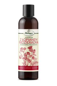 Szampon Z ŁOPIANEM I KOZIERADKĄ 250 ml Herbapol