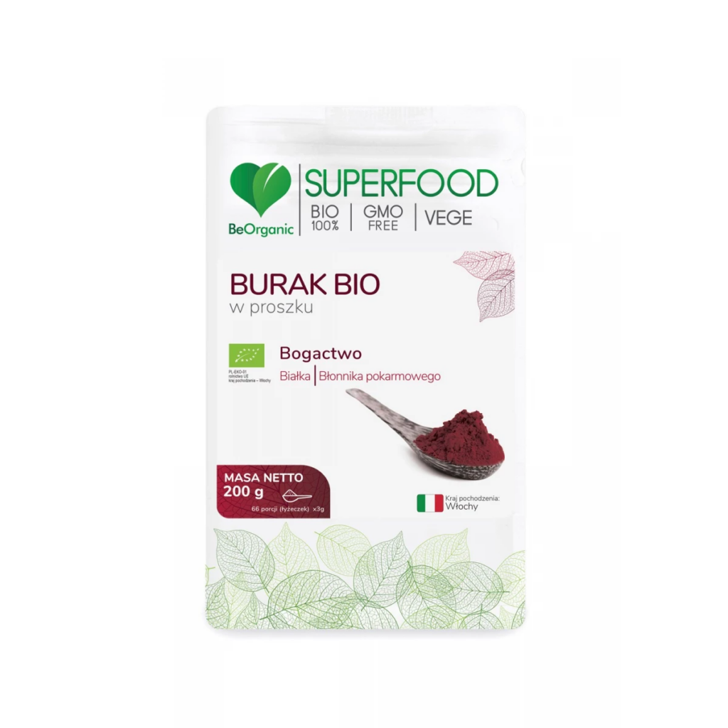 Burak BIO w proszku 200 g BeOrganic