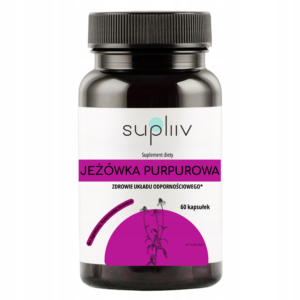 Jeżówka purpurowa ECHINACEA ekstrakt standaryzowany 60 kapsułek Supliiv