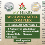 SPRAWNY MÓZG COMPLEX 100 kaps. MY HERBS - zdjęcie 2