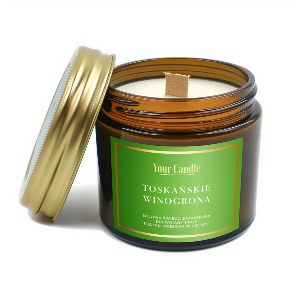 Świeca zapachowa sojowa Toskańskie Winogrona 120ml- Your Candle