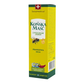 SwissMedicus Maść końska z pszczelim jadem, 75 ml