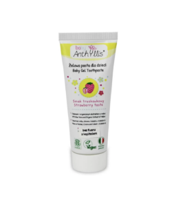 Pasta do zębów dla dzieci Aloes, Malwa i Truskawka Baby 75 ml Anthyllis