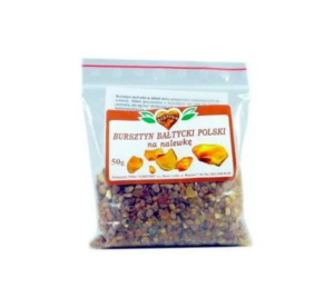 Bursztyn na nalewkę 50 g - Naturalny kruszony bursztyn