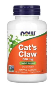 KOCI PAZUR CAT"S CLAW 500mg 100kap NOW