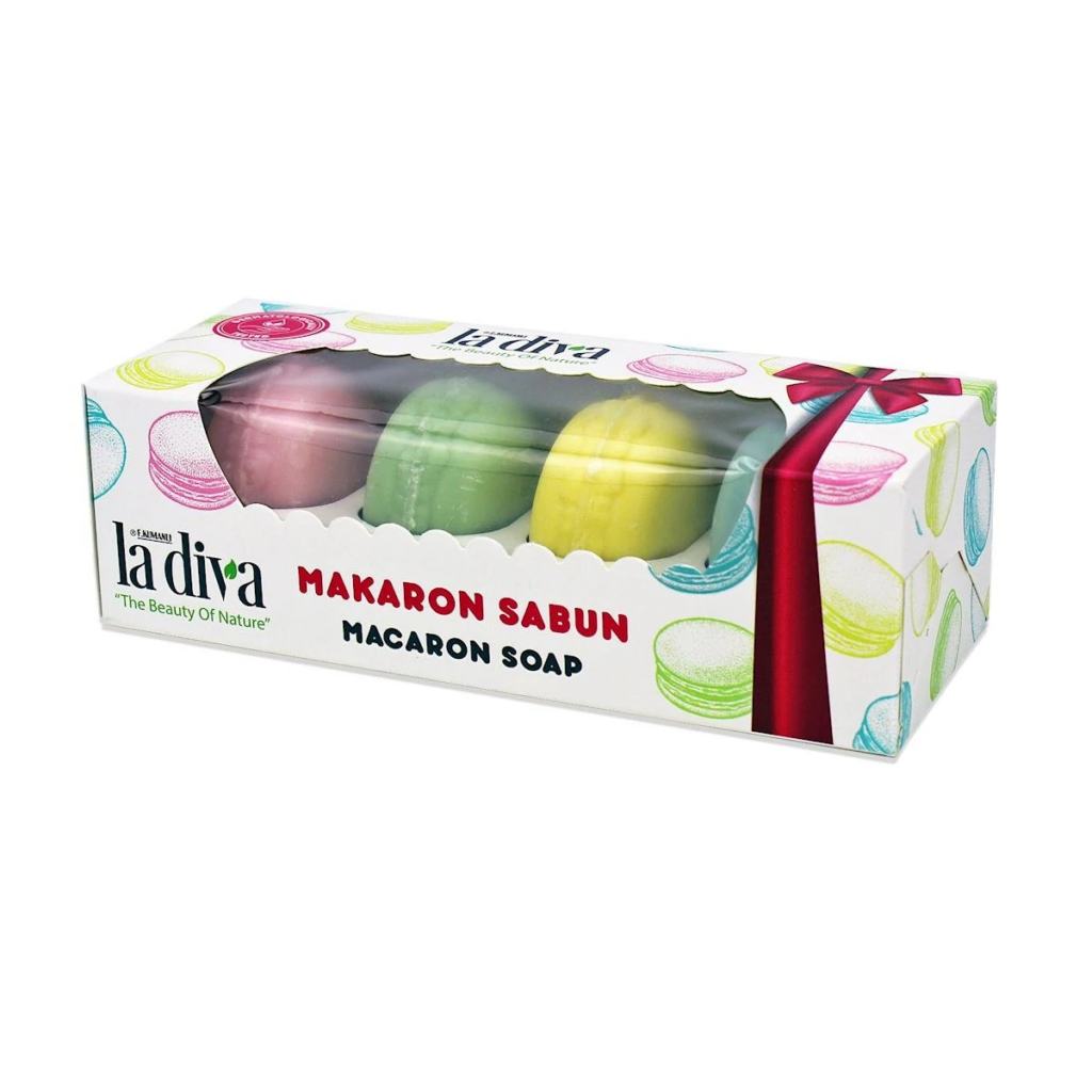 MYDŁA MAKARONIKI OWOCOWE ZAPACHOWE ZESTAW UPOMINKOWY (4 x 50 g) – LA DIVA