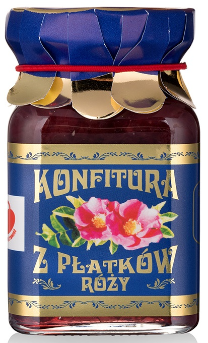 KONFITURA Z PŁATKÓW RÓŻY 220 g – POLSKA RÓŻA