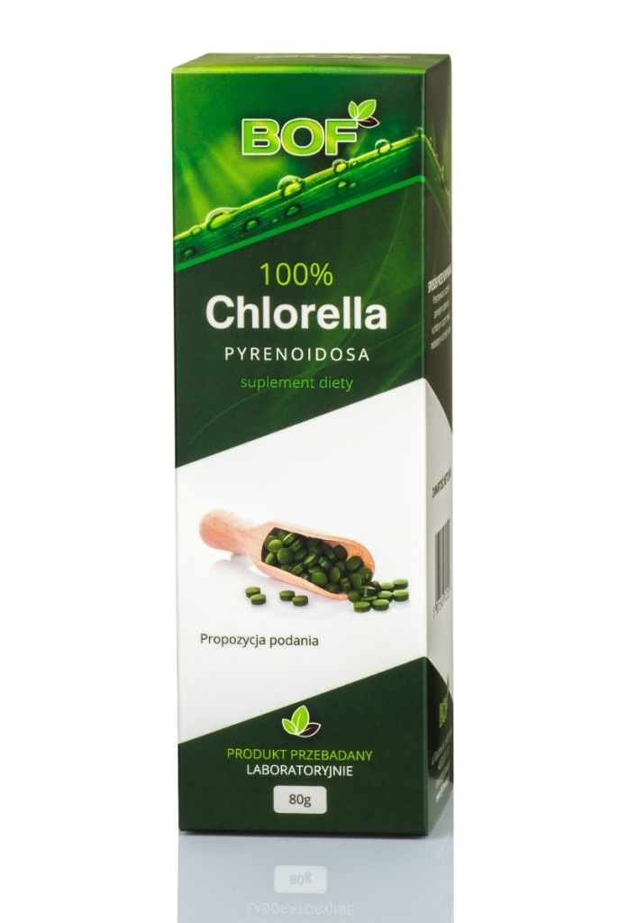 Bio Organic Foods 100% BIO Chlorella Pyrenoidosa Techn. Steam 320 tabl. 80 g