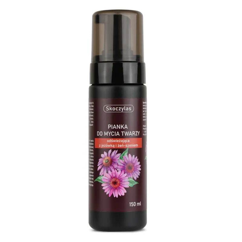 Skoczylas PIANKA do mycia twarzy odśw. z jeżówką i żeń-szeniem 150 ml