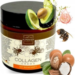 Collagen Przeciwzmarszczkowy KREM KOLAGENOWY z JADEM PSZCZELIM 100ml Pullac