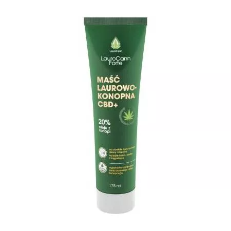 Maść laurowo-konopna 20% z CBD, 175 ml LauroCann