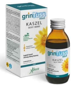 GrinTuss Adult syrop na kaszel suchy i mokry dla dorosłych 128 g Aboca