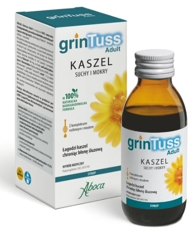 GrinTuss Adult syrop na kaszel suchy i mokry dla dorosłych 128 g Aboca