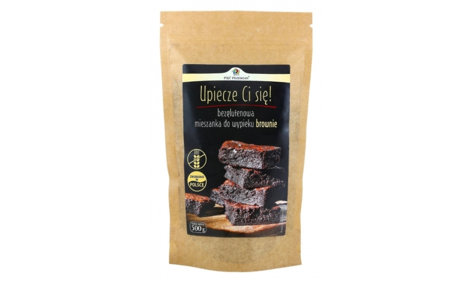 Mieszanka na brownie bezglutenowe 500 g Pięć Przemian