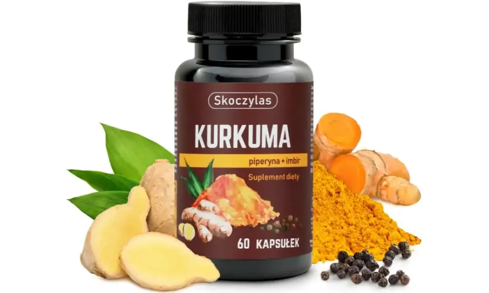 Skoczylas Kurkuma Piperyna + Imbir 60 kapsułek