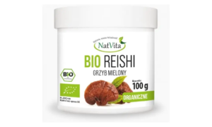 Bio Grzyb Reishi (Lakownica żółtawa) proszek 100 g Natvita