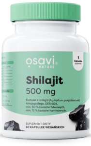 Osavi Mumio Shilajit himalajskie 500 mg 60 kaps