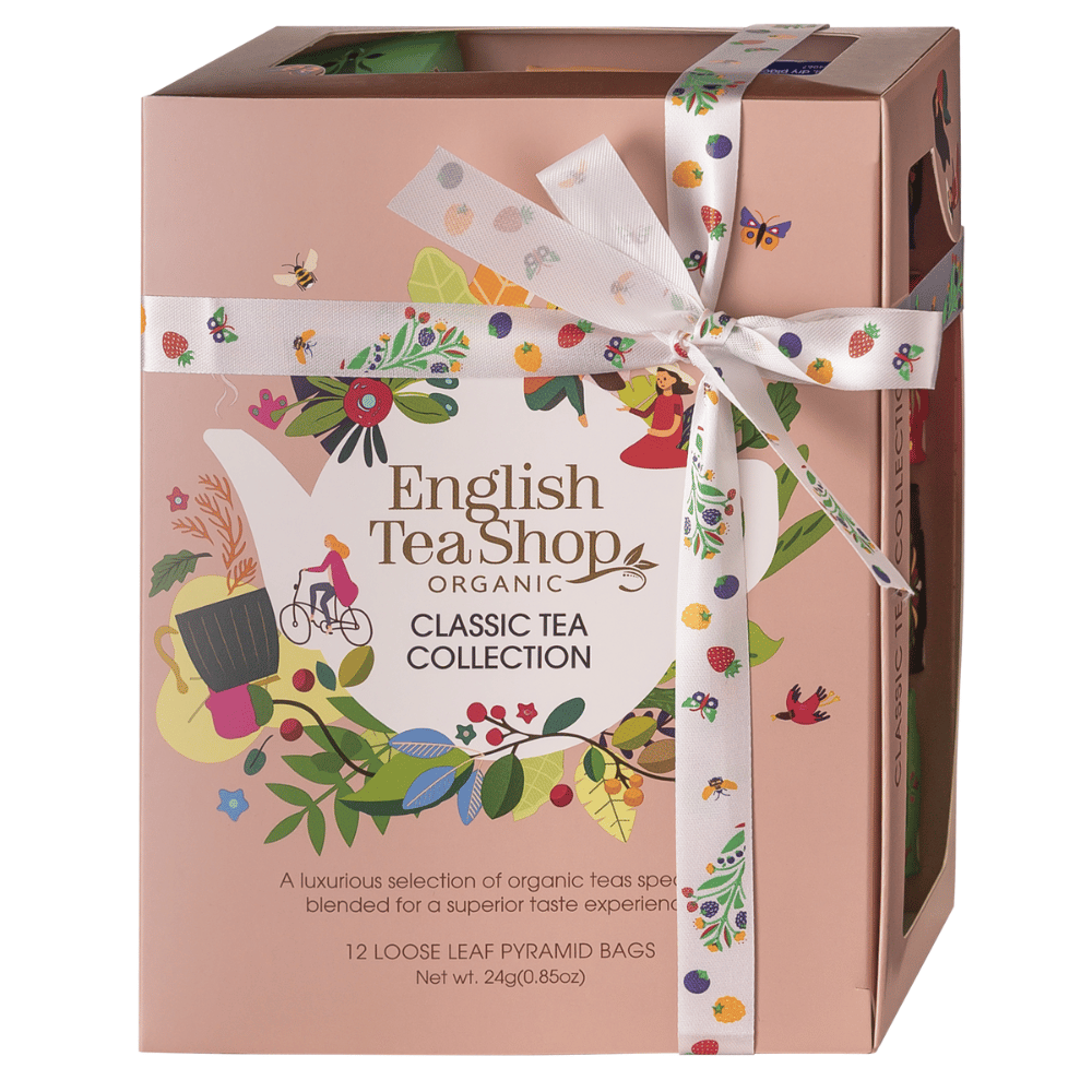 Herbata English Tea Shop Classic Tea Collection Mocha Mousse 12 piramidek – zestaw organicznych herbat