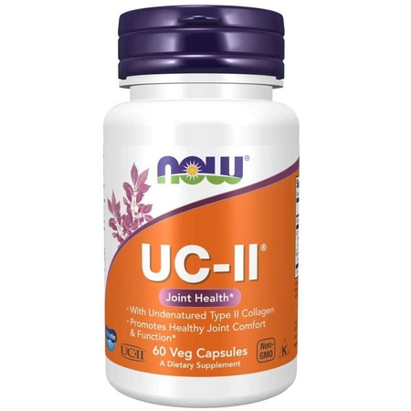Kolagen UC-II Niezdenaturowany TYP 2 40 mg 60 kaps. NOW Foods