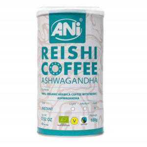 KAWA ROZPUSZCZALNA ARABICA Z REISHI I ASHWAGANDHA BIO 100 g - ANI
